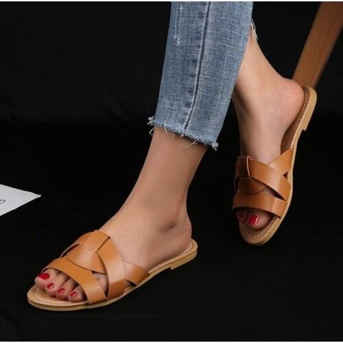 Womens Sandals Leopard Snake Print Shoes Casual Animal Prints Outside Slippers Flat Buckle Slippers Womens Hot 2021