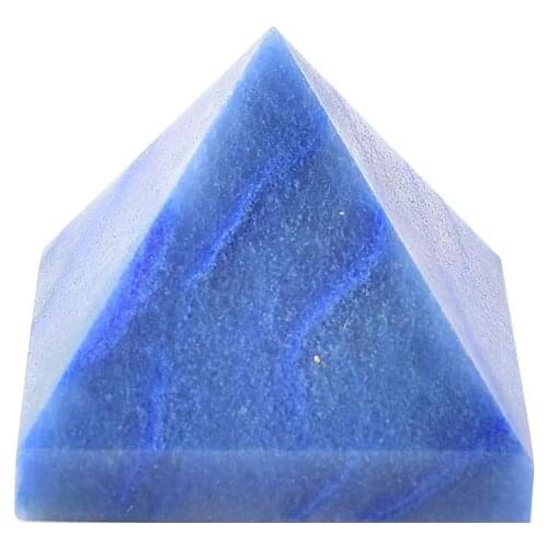 1pc Natural Blue Aventurine Pyramid Gemstone Reiki Obelisk Crystal Point Energy Stone Handmade Crafts Polished Ore Mineral Tower
