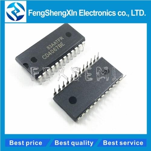 2pcs/lot CD4067BE CD4067 Demultiplexers IC DIP-24