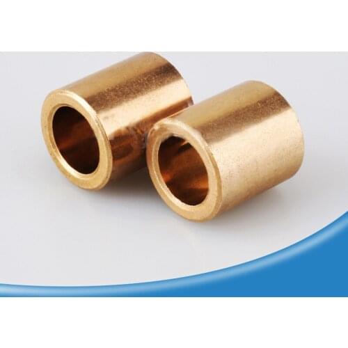 3pcs M12 guide sleeves composite bearing oil-lubricated bushing wear sleeve copper sets outer diameter 16mm 7mm-20mm long