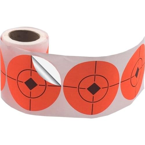 3" Shooting Target Stickers in 100 Pcs/Roll suitalble for target shooting of firearm airgun pellet gun & Steel or Plastic BBs