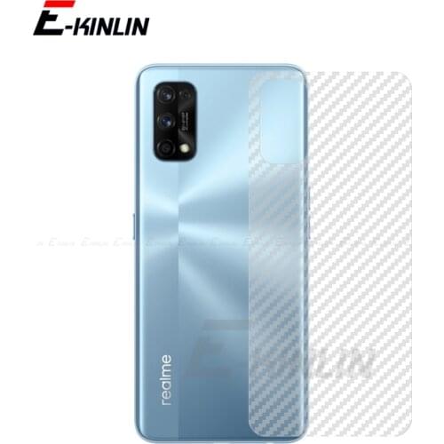 5pcs Soft 3D Carbon Fiber Protective Back Film For Realme 8 7 5G 7i 6 6S 5i 6i 5 5s X2 Pro Rear Screen Protector Not Glass