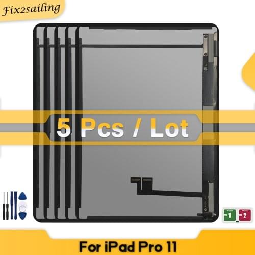 5 Pcs LCD For Apple iPad Pro 11 2018 1st Gen A1980 A1934 A1979 For Pro 11 2020 2nd Gen A2068 A2228 Display Tablet For ipad 11