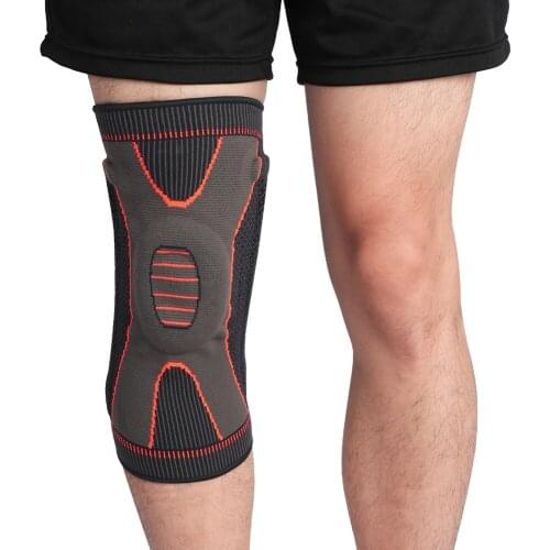 Knee Support Band Anti-slip Protective Gear Sports Kneepad Bandage Cycling Compression Knee Brace Sportswear S-XXL