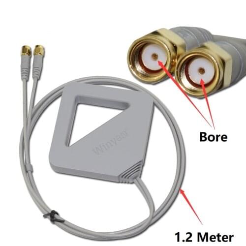 Wireless Network Card Antenna for Wifi Adapter Router AP Dual Frequency 300M+867M Orientation 2.4G/5G 6db w/ Magnet Inside
