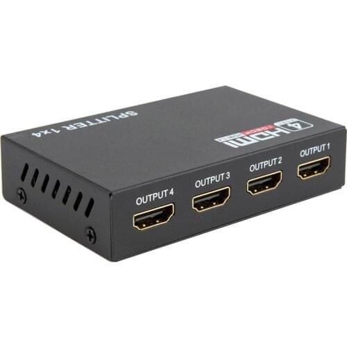 Factory Price 1080P 3D HDMI Splitter 1x4 High Quality 1 In 4 Out HDMI Splitter