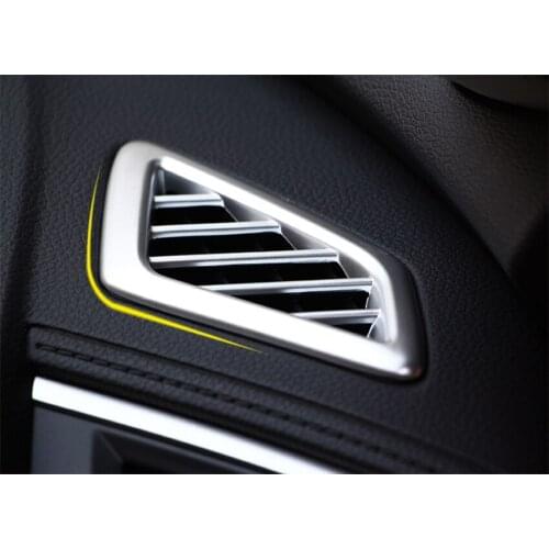 For Honda Civic 10th 2016 2017 LHD Car Dashboard Air Conditioning Vent Cover Trim Overlays Car Styling Accessories