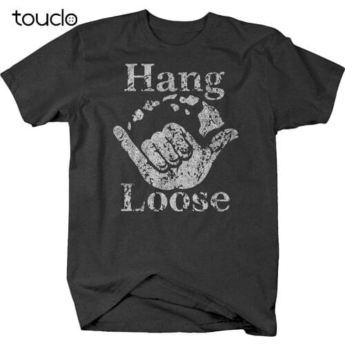 Hot sale Fashion Hang Loose Hawaiian Island Surfings Riding Waves T-shirt Tee shirt