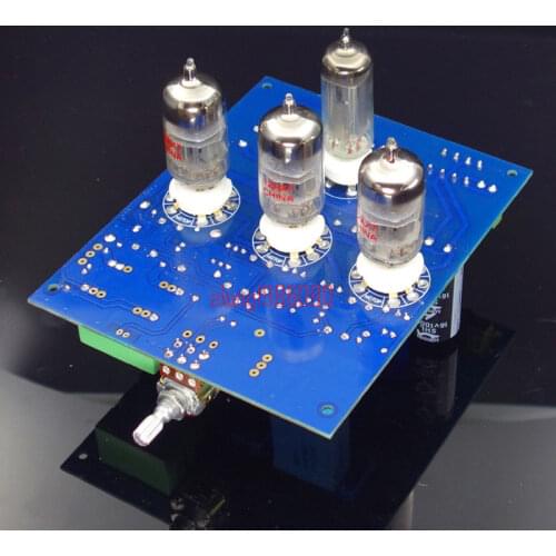 GZLOZONE Hifi Stereo 12AX7 Tube Preamplifier Board / Kit Base On Marantz 7 Preamp L12-55