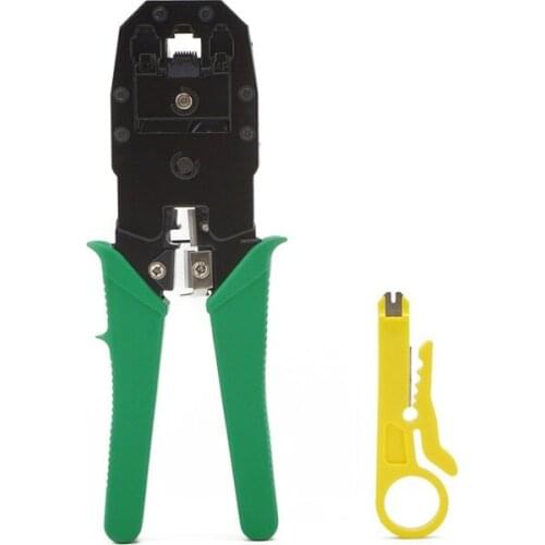 Three-purpose network cable pliers 8P6P4P crimping pliers crimping wire stripping combination tool network crystal head set