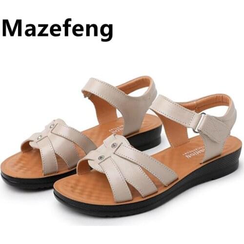 Fashion Women Sandals Waterproo Sli on Round Female Slippers Casual Comfortable Outdoor Fashion Sunmmer Plus Size Shoes Women