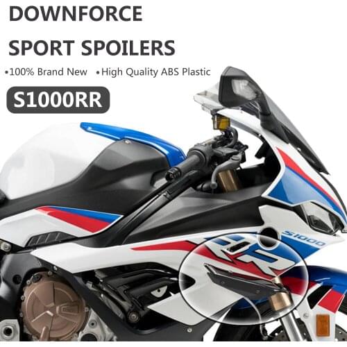 Motorcycle Side Downforce Sport Spoilers Aerodynamic Fixed Winglet Fairing Wing Kit For BMW S1000RR S1000 S 1000 RR 2019 - 2021