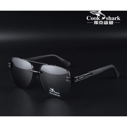 Cook Shark New Mens Sunglasses Polarized Sunglasses Mens Trends Driving Glasses Special Mens Eyes