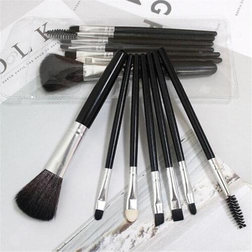 7Pcs Makeup Brushes black Set Professional Cosmetic Powder Eye Shadow Foundation Blush Lip Eyebrow Make Up Brush Beauty Tool