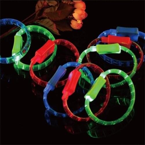 New design China led fashion bracelet supplier for party factory promotion led bracelet glow bracelet in nightclub