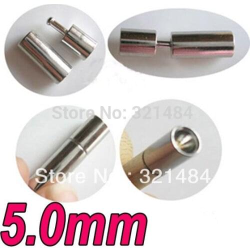 Wholesale 500pcs Bayonet Clasps Fit 5mm Leather Cord DIY Jewelry Findings AccessoriesFree shipping