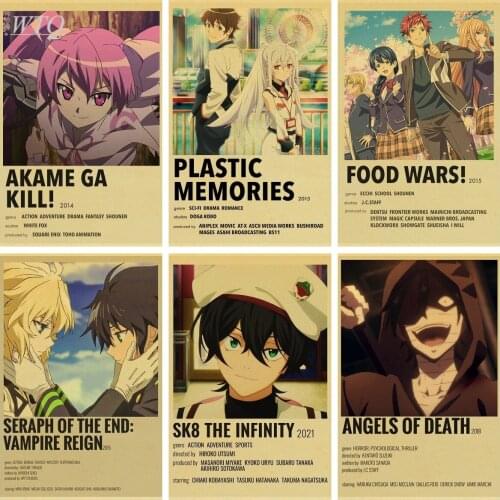 The Promised Neverland Hayao Miyazaki Anime Posters Retro Posters Canvas Painting Wall Art Picture Photos for Childrens Room