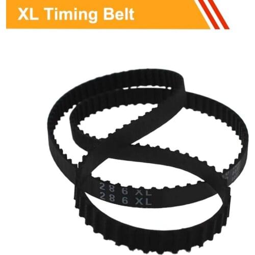 XL Type Closed loop Synchronous Belt Length 262/264/266/268/280/282/286XL Timing Belt 10/15mm Belt Width Rubber Belts Round