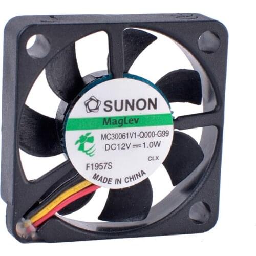 COOLING REVOLUTION MC30061V1-Q000-G99 3006 30x30x6mm 5V 1.0W Ultra-thin micro cooling fan