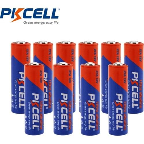 10PCS 12V 27A MN27 27A A27 L828 12 V Alkaline Battery For doorbells car alarm keyless remote toys