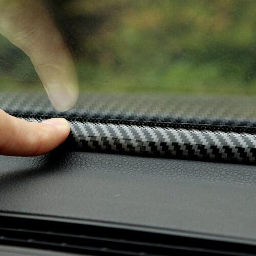 For BMW E90 E60 X5 E70 Sx4 Cx-5 Civic F150 CHR Accessories Carbon Universal Car Soundproof Rubber Seal Dashboard Sealing Strip