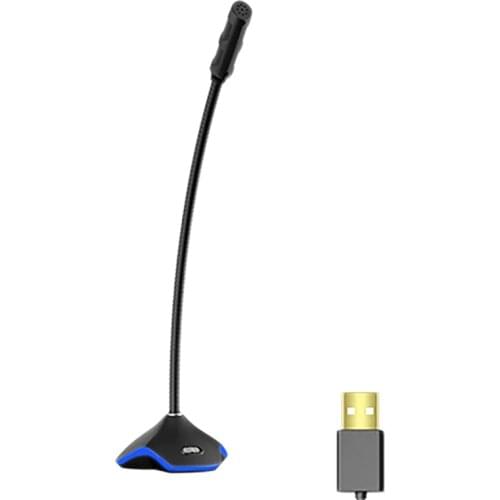 USB Microphone Game Microphone Plug and Play Computer Microphone Omnidirectional Microphone with Mute Button