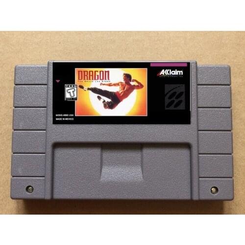 DRAGON BRUCE LEE USA-NTSC version 16 bit 46 pins video games