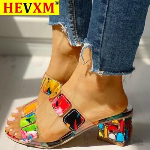 Women Wedges Sandals Summer Bling Non-slip 4cm Rhinestone Fish Mouth Flat Sandals Outdoor Beach Female Fashion Slippers