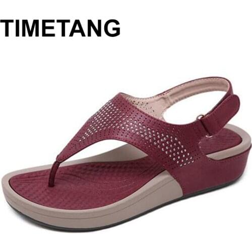 YAERNI 2019Women Fashion Flip Flops Summer Metal TPR Wedges Slides Ladies Metal Decoration Beach Shoes Female Casual SandalsE928