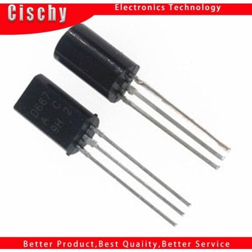 1PCS 2SD667 D667 TO-92L TO92 Plastic-Encapsulate Transistors