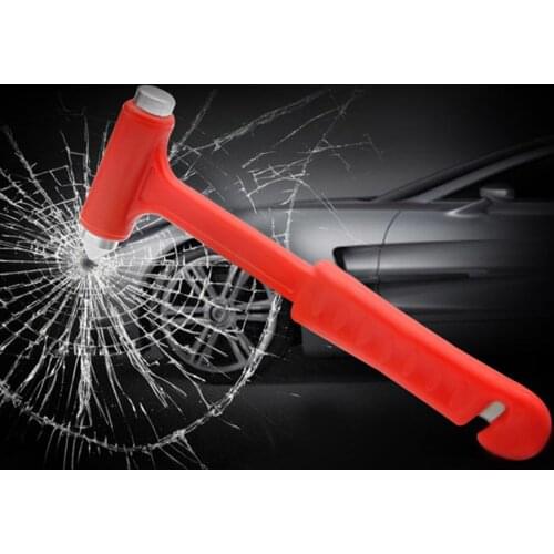 1 pcs Fire Emergency Window Breaker Emergency Escape Tool Mini Car Safety Hammer Knocking Glass Belt Cutter Car Rescue Artifact
