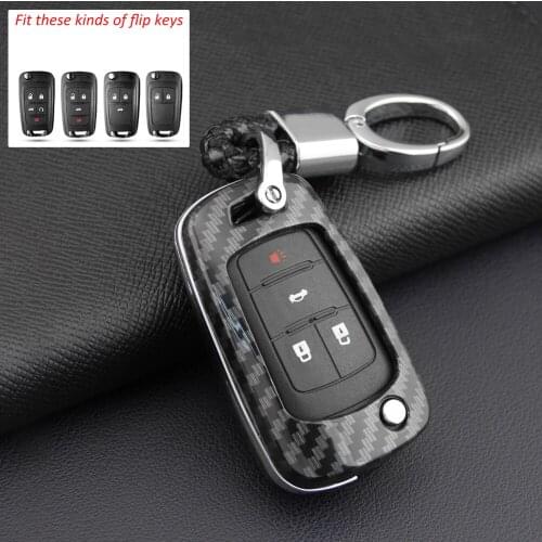 2019 ABS PC Carbon Fiber Silica Gel Car Key Protection Case For Buick for Chevrolet Cruze For OPEL VAUXHALL Insignia MOKKA BUICK