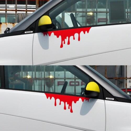 3 Pairs Customization Blood Stickers Decal Car-Styling For vw audi ford bmw Honda Benz opel Nissan SEAT Renault car accessories