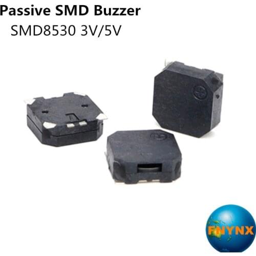 50PCS SMD 8530 Passive Electromagnetic Buzzer 3V 5V For Anti-Losing Device 8.5 * 8.5 * 3MM