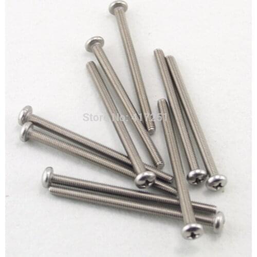 Metric M5*40mm Stainless steel Cross Recessed Pan Head Screws Fasteners
