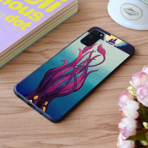For Samsung Troubled Waters Print Soft Silicone Matt Case TPU Cover Galaxy S Note M and Galaxy A