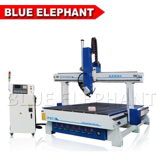 Professional large wood 4 axis cnc router 1836 3d cnc router for acrylic cutting wood engraving machine