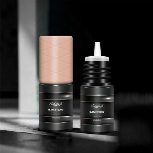 Astinlash Professional Strong Adhesive 0.5-1s Fast Dry Ultra Lash Glue for Eyelash Extensions over 7-8 Weeks