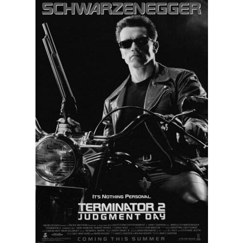 Lot style Choose Terminator Movie Arnold Schwarzenegger Movie Art print Silk poster Home Wall Decor