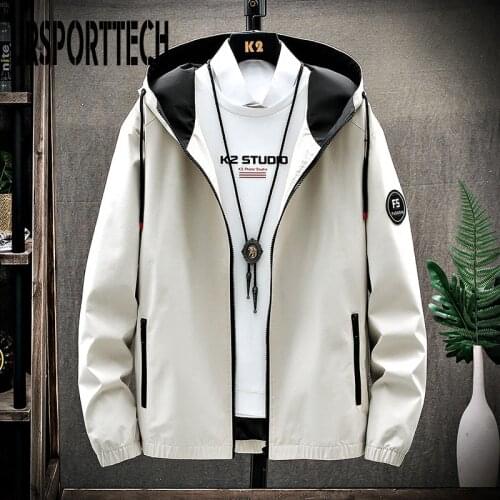 URSPORTTECH Men's Bomber Hoodies