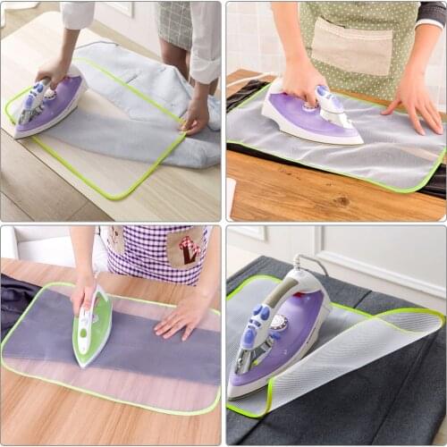 Random Colors Ironing Cloth Guard Household Protective Press Mesh Against Pressing Pad Ironing Board Cover Protective Insulation