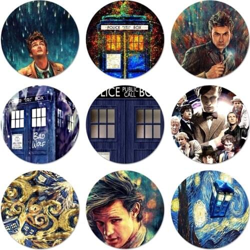 Doctor Who Icons Pins Badge Decoration Brooches Metal Badges For Clothes Backpack Decoration