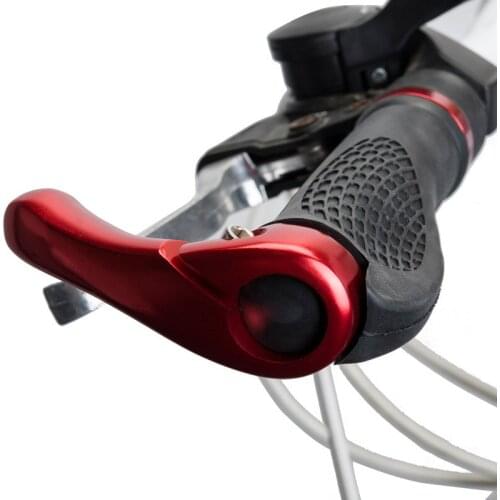 1pair Bicycle Bike Components Bar Ends Handlebars Rubber Aluminum Barend Handle bar Ergonomic Push On Soft