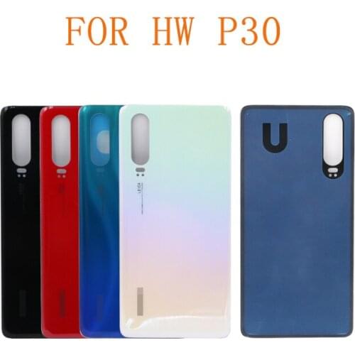 10PCS Back Cover For Huawei P30 Pro Battery Cover Rear Glass Door Housing Battery Cover For Huawei P30 Battery Cover