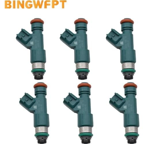 6x fuel injector for LAND ROVER&VOLVO LR2 / S80 / V70 / XC60 / XC70 / XC90 3.2L L6 6G9N-AB LR001982 30777501 85212259