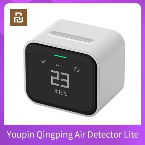 Youpin Qingping Air Detector Lite Retina Touch IPS Screen Touch Operation pm2.5 Air Monitor For Xiaomi Mihome APP Apple Homekit