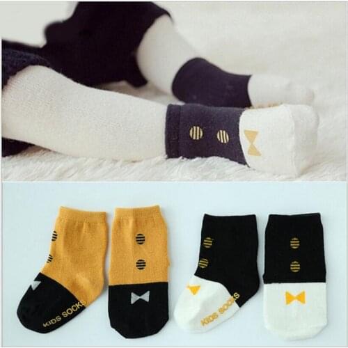 Xmas baby socks Hot Newborn Toddler Infant Baby Socks Unisex Boy Girls Infant gentleman bow style Crib Warm Shoes socks 0 to 4t
