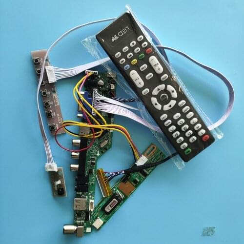 For B133EW01 V0 20pin Resolution 1 lamps 13.3" AV VGA Module TV Mother Board Controller Board Digital Signal 1280X800