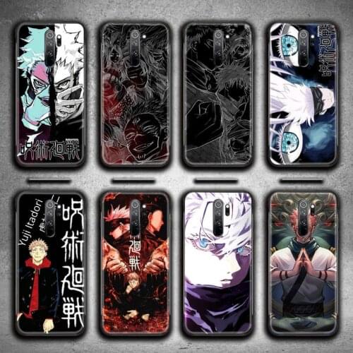Hot Anime Jujutsu Kaisen Yuji Phone Case for Redmi 9A 9 8A 7 6 6A Note 10 9 8 8T Pro Max K20 K30 Pro