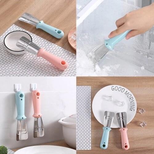 Fridge Accessories Kitchen Clean Gadget Portable Useful 1pcs Defrosting Shovel Stainless Steel Freezer Ice Scraper Deicing Tools